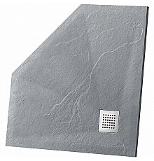 Душевой поддон из искусственного камня Vincea 90x90 VST-4SP9090G Серый