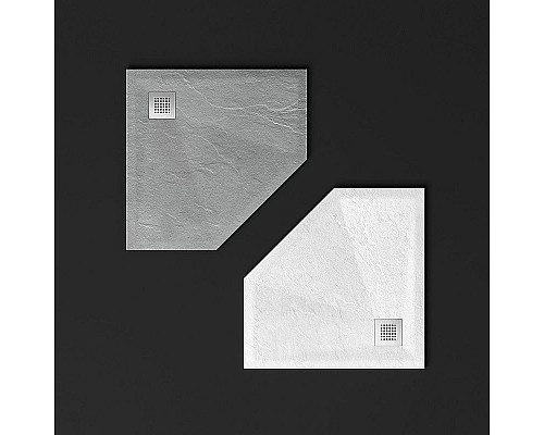 Приобрести Душевой поддон из искусственного камня Vincea 100x100 VST-4SP1010W Белый матовый в магазине сантехники Santeh-Crystal.ru