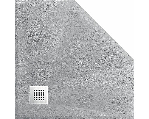 Заказать Душевой поддон из искусственного камня Vincea 100х100 VST-4SP1010G Серый в магазине сантехники Santeh-Crystal.ru