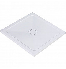 Душевой поддон из искусственного камня WasserKRAFT Dinkel 90х90 58T03 Белый глянец