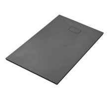 Душевой поддон из стеклопластика WasserKRAFT Elbe 120x80 74T06 Черный матовый