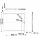 Заказать Душевой поддон из искусственного камня WasserKRAFT Mindel 90х90 85T03 Белый матовый в магазине сантехники Santeh-Crystal.ru