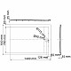 Купить Душевой поддон из искусственного камня WasserKRAFT Mindel 140х90 85T36 Белый матовый в магазине сантехники Santeh-Crystal.ru