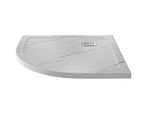 Купить Душевой поддон из искусственного камня WasserKRAFT Rhin 90x90 44T01 Белый матовый в магазине сантехники Santeh-Crystal.ru