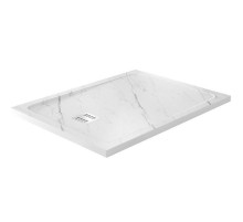 Душевой поддон из искусственного камня WasserKRAFT Rhin 120x90 44T07 Белый матовый