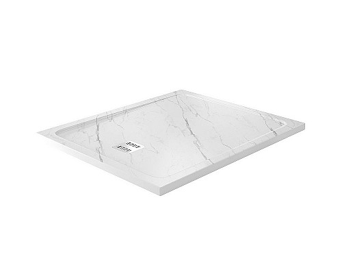 Купить Душевой поддон из искусственного камня WasserKRAFT Rhin 120x100 44T10 Белый матовый в магазине сантехники Santeh-Crystal.ru