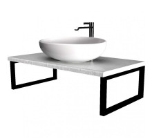 Столешница под раковину 1MarKa Grunge Loft 100 У85841 подвесная Бетон светлый