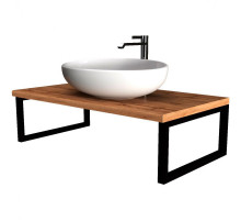 Столешница под раковину 1MarKa Grunge Loft 100 У85832 подвесная Дуб вотан