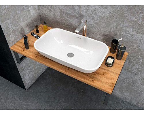 Santeh-Crystal.ru: Столешница под раковину 1MarKa Grunge Loft 90 У85831 подвесная Дуб вотан Купить Столешница под раковину 1MarKa Grunge Loft 90 У85831 подвесная Дуб вотан в магазине сантехники Santeh-Crystal.ru