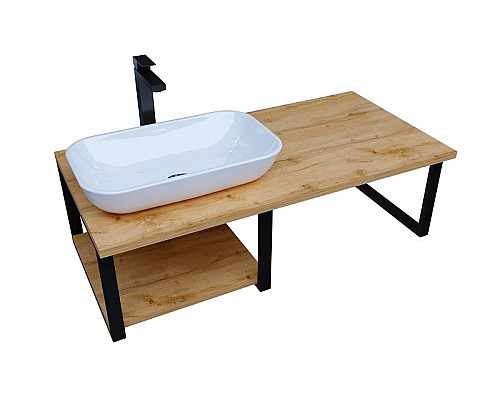 Santeh-Crystal.ru: Столешница под раковину 1MarKa Grunge Loft 120 Ц0000004100 над стиральной машиной Дуб вотан Заказать Столешница под раковину 1MarKa Grunge Loft 120 Ц0000004100 над стиральной машиной Дуб вотан в магазине сантехники Santeh-Crystal.ru