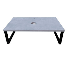 Столешница под раковину 1MarKa Grunge Loft 70 Ц0000015934 Бетон светлый