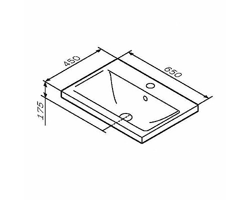 Купить Раковина AM.PM X-Joy 65 M85AWCC0652WG Белая в магазине сантехники Santeh-Crystal.ru