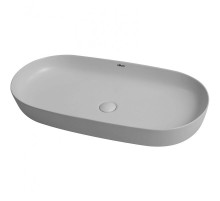 Раковина-чаша Abber Bequem 80 AC2110MLG Светло-серая матовая