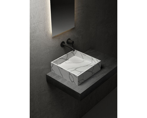 Заказать Раковина-чаша Abber Blitz 40 AS2502GB Белый мрамор в магазине сантехники Santeh-Crystal.ru