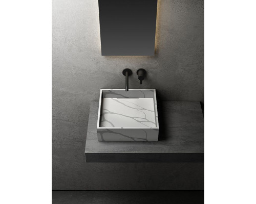 Заказать Раковина-чаша Abber Blitz 40 AS2502GB Белый мрамор в магазине сантехники Santeh-Crystal.ru