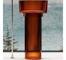 Раковина Abber Kristall 45 AT2702Opal-H Коричневая