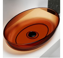 Раковина-чаша Abber Kristall 60 AT2801Opal Коричневая