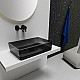 Приобрести Раковина-чаша Abber Kristall 60 AT2803Onyx Черная в магазине сантехники Santeh-Crystal.ru