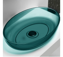 Раковина-чаша Abber Kristall 60 AT2801Aquamarin Бирюзовая