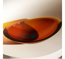 Раковина-чаша Abber Kristall 60 AT2808Opal Коричневая