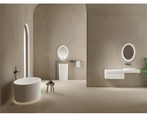 Приобрести Раковина-чаша Abber Stein 50 AS2603 Белая в магазине сантехники Santeh-Crystal.ru