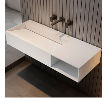 Раковина Abber Stein 100 R AS2640-1.0 R Белая матовая