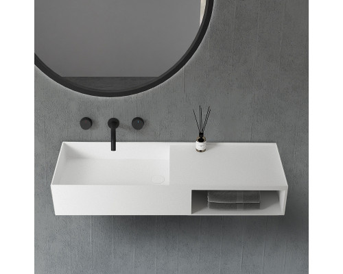 Раковина Abber Stein 80 AS2649-0.8 Белая матовая