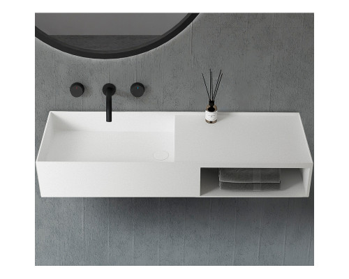 Раковина Abber Stein 120 AS2649-1.2 Белая матовая