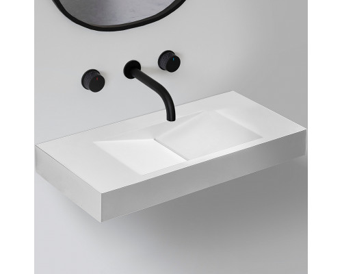 Раковина Abber Stein 100 AS2641 Белая матовая