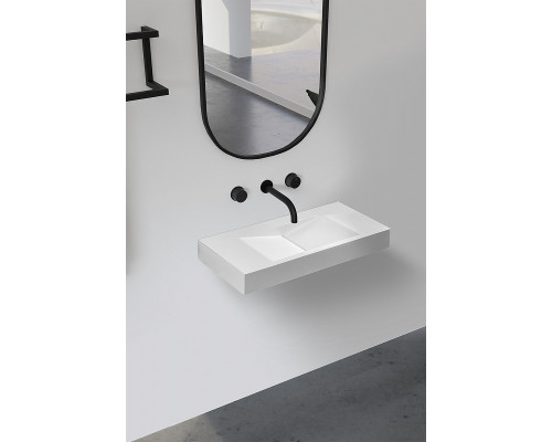 Раковина Abber Stein 100 AS2641 Белая матовая