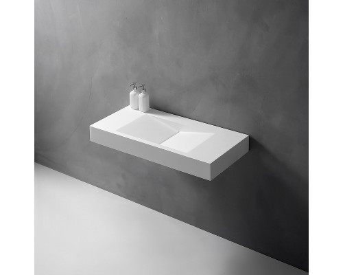 Раковина Abber Stein 100 AS2641 Белая матовая