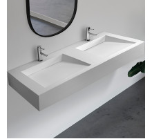 Раковина Abber Stein 120 AS2643-1.2 двойная Белая матовая