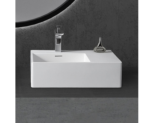 Раковина Abber Stein 56 L AS2644 L Белая матовая