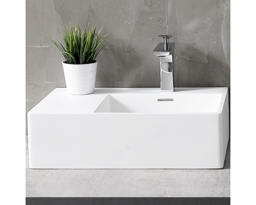 Раковина Abber Stein 56 R AS2644 R Белая матовая