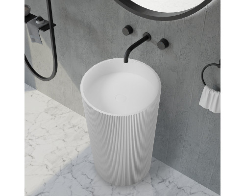 Раковина Abber Stein 50 AS2501-H Белая матовая