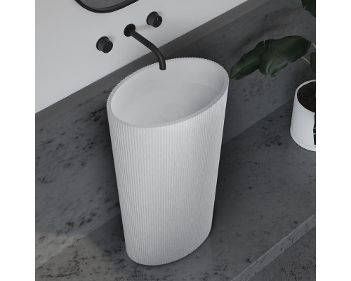 Раковина Abber Stein 50 AS2504-H Белая матовая