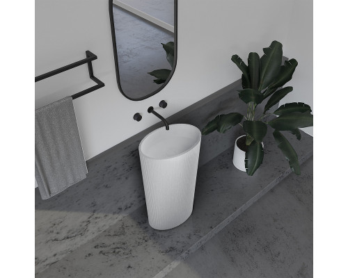 Раковина Abber Stein 50 AS2504-H Белая матовая