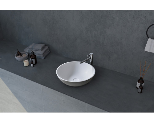 Раковина-чаша Abber Stein 40 AS2608 Белая матовая