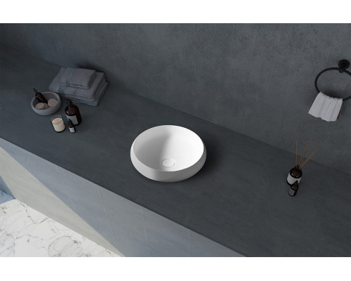 Раковина-чаша Abber Stein 40 AS2613 Белая матовая