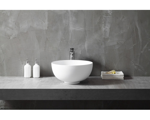 Раковина-чаша Abber Stein 40 AS2617 Белая матовая