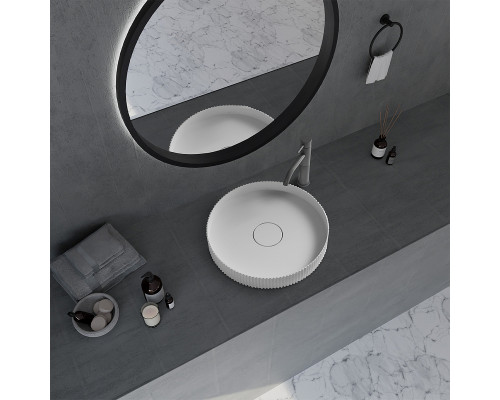 Раковина-чаша Abber Stein 40 AS2604 Белая матовая