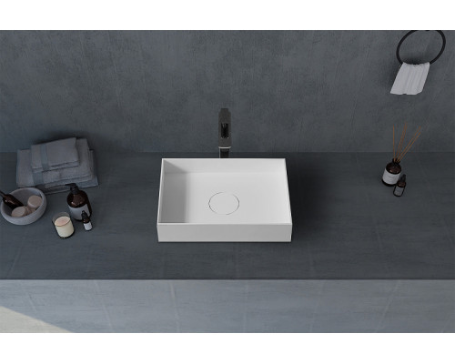 Раковина-чаша Abber Stein 50 AS2621 Белая матовая