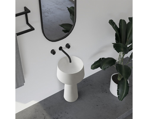 Раковина Abber Stein 50 AS2508 Белая матовая