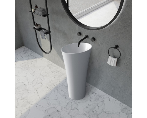 Раковина Abber Stein 50 AS2509 Белая матовая