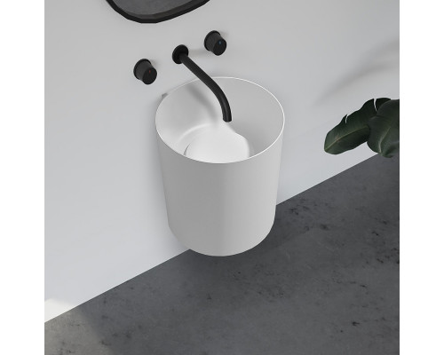 Раковина Abber Stein 42 AS2624 Белая матовая