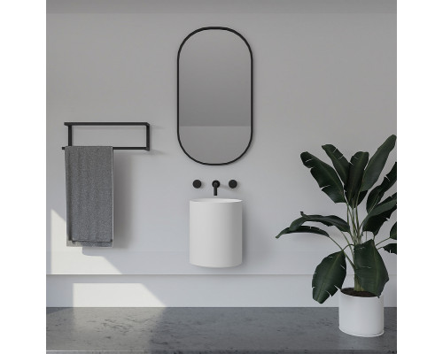 Раковина Abber Stein 42 AS2624 Белая матовая