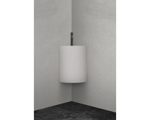 Раковина Abber Stein 42 AS2625 угловая Белая матовая