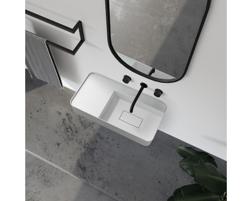 Раковина Abber Stein 120 AS2627-1.2 Белая матовая