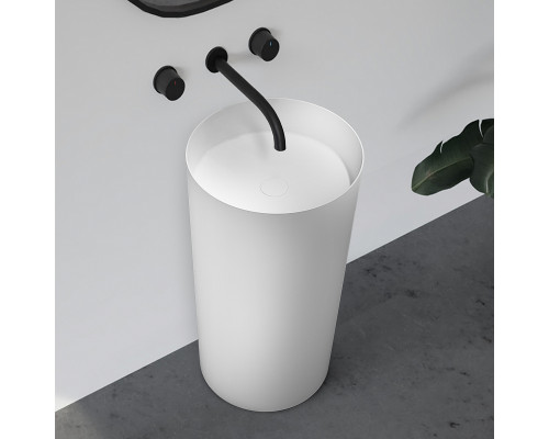 Раковина Abber Stein 45 AS2506-H Белая матовая