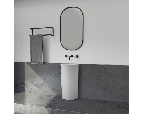 Раковина Abber Stein 45 AS2506-H Белая матовая